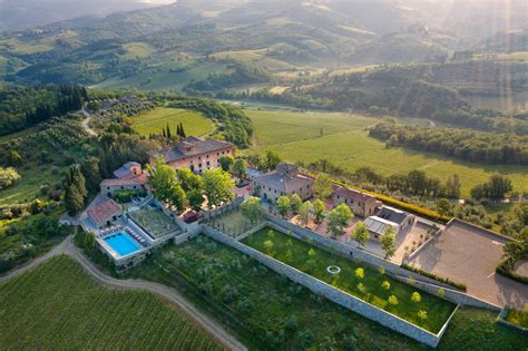 Mappa che mostra la posizione di Borgo Vignamaggio e New York
