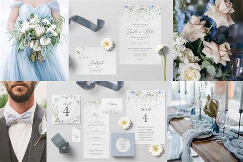 Mood board per un matrimonio a tema