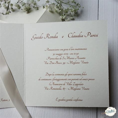 Esempio di partecipazione di matrimonio tradizionale