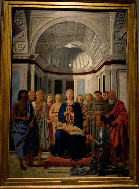 Dettaglio dei santi nella Sacra Conversazione
