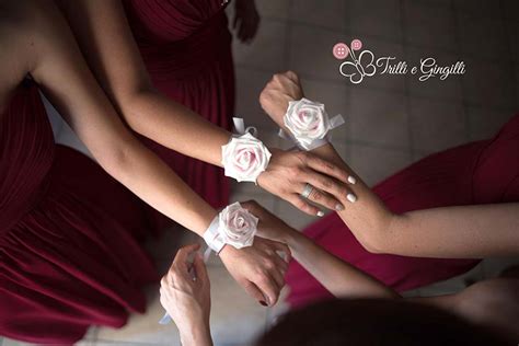 Bouquet coordinati per damigelle adulte