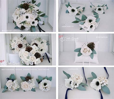 Collezione di bouquet coordinati per damigelle
