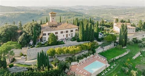 Grafico a torta che mostra i punteggi di valutazione del Castello Vicchiomaggio