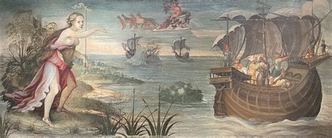 Rappresentazione di Arianna abbandonata da Teseo