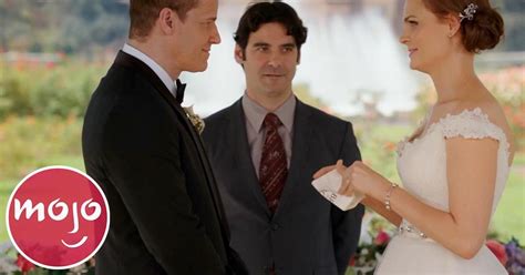 Promotional image for the wedding of Booth and Brennan
