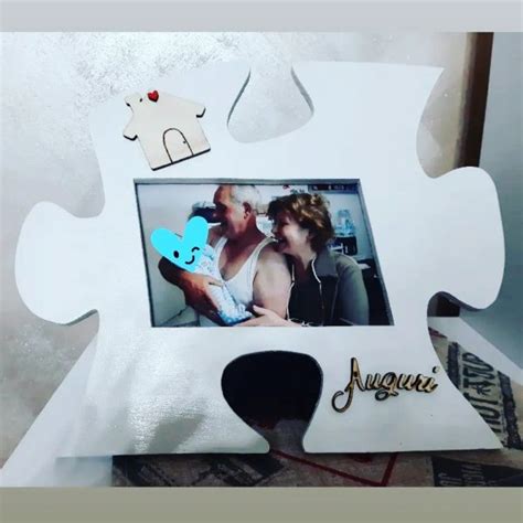 puzzle con scritta personalizzata