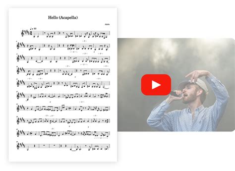 Partitura musicale con fiori