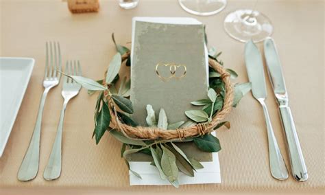 Allestimento matrimonio tema ulivo con rami d'ulivo