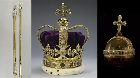 Simboli della regalità britannica: corona e scettro