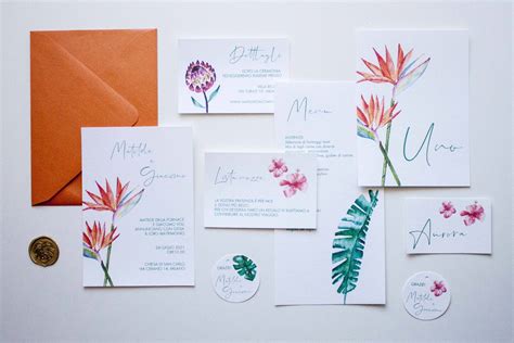 Esempi di palette colori per partecipazioni di matrimonio