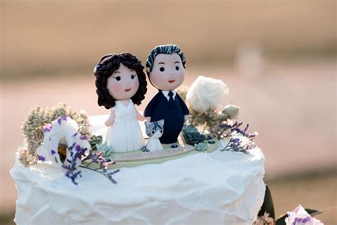 Cake topper personalizzato per torta nuziale