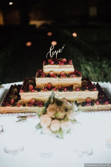 Infografica che mostra le proporzioni di una torta nuziale a un piano per diversi numeri di invitati