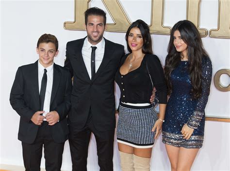 Cesc Fàbregas e famiglia