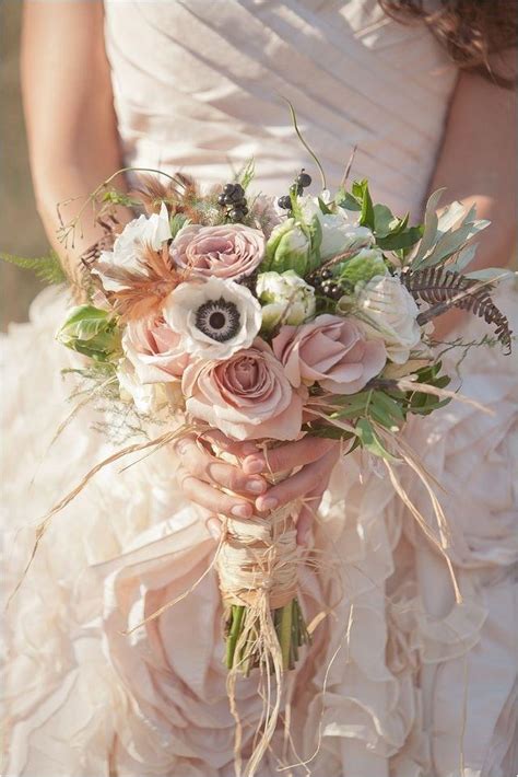 Esempi di bouquet da sposa shabby chic