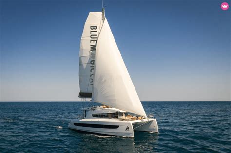 Catamarano elegante in navigazione