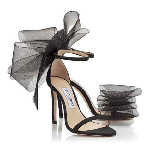 Sandali Jimmy Choo Aveline con fiocchi in tulle
