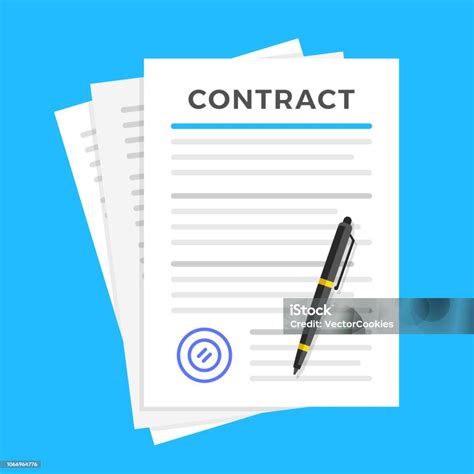Illustrazione di un documento di giuramento con sigillo e penna