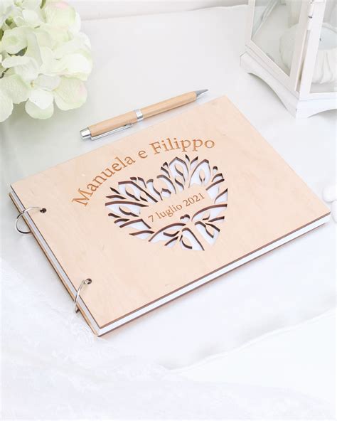 Guestbook matrimonio personalizzato con foto