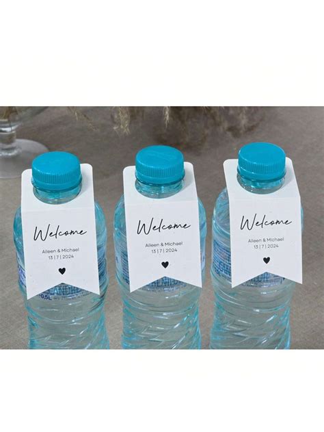 Mini bottiglie d'acqua per wedding bag
