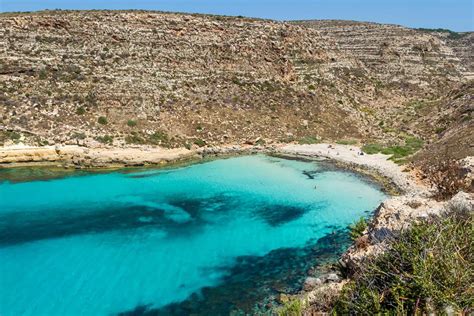 Panoramica della macchia mediterranea di Lampedusa