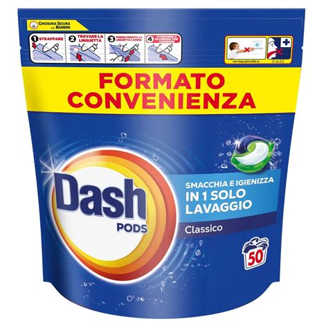 Storia del packaging dei detersivi Dash