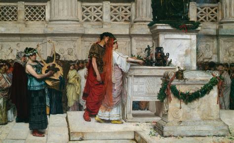 Rappresentazione di un antico rito nuziale romano