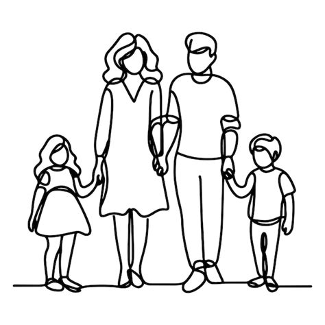 Immagine simbolica di una famiglia con una bambina