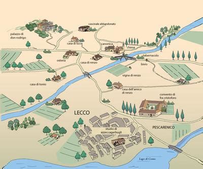 Mappa dei luoghi de I Promessi Sposi