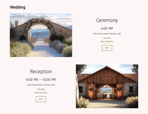 Esempi di siti web per matrimoni