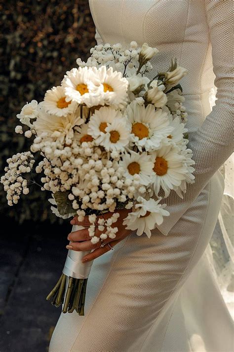 bouquet sposa tema margherita