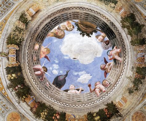 L'oculo nella volta della Camera degli Sposi