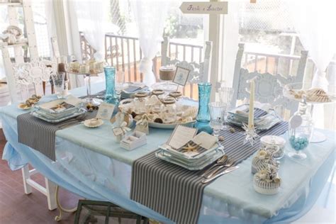 Matrimonio a tema mare: allestimento in terrazza
