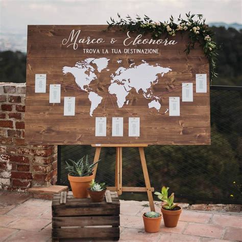 Tableau de mariage ecologico in pallet