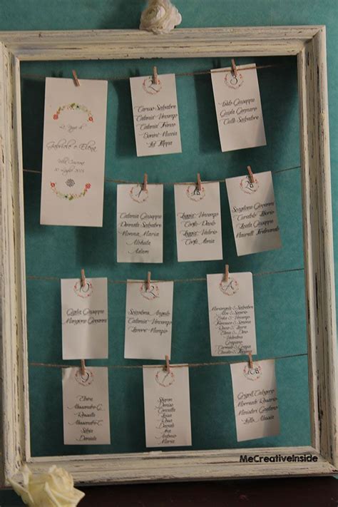 Tableau de mariage a cornice