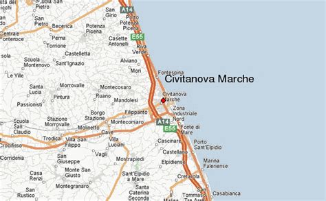 Mappa delle location per matrimoni a Civitanova Marche