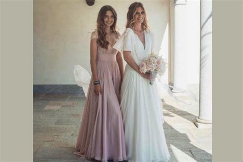 Stella, figlia di Filippa e Daniele, come damigella d'onore