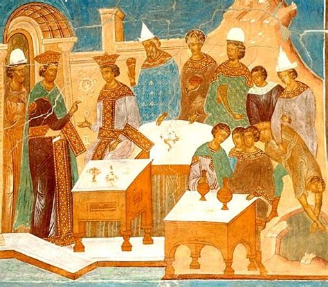 Illustrazione della parabola degli invitati al banchetto nuziale