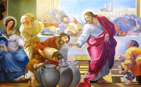 Schema simbolico del significato delle Nozze di Cana