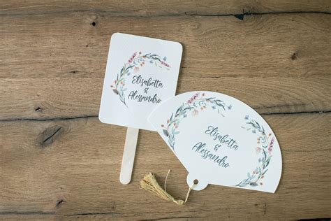Ventagli personalizzati per matrimonio