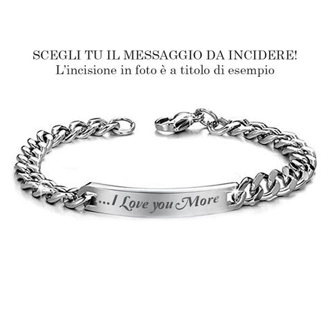 bracciale con incisione