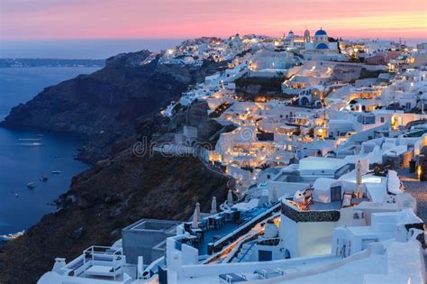 Vista panoramica di Santorini