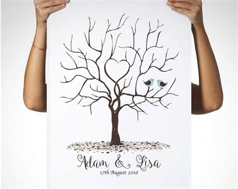 Albero delle impronte digitali per matrimonio