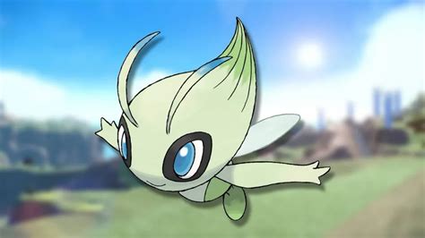 Illustrazione di Celebi, Pokémon di tipo Psico/Erba