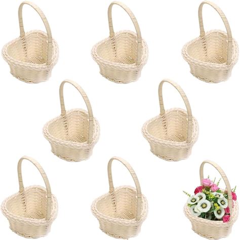 Esempi di cestini di vimini decorati per matrimonio