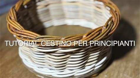 Schema delle tecniche di decorazione per cesti di vimini