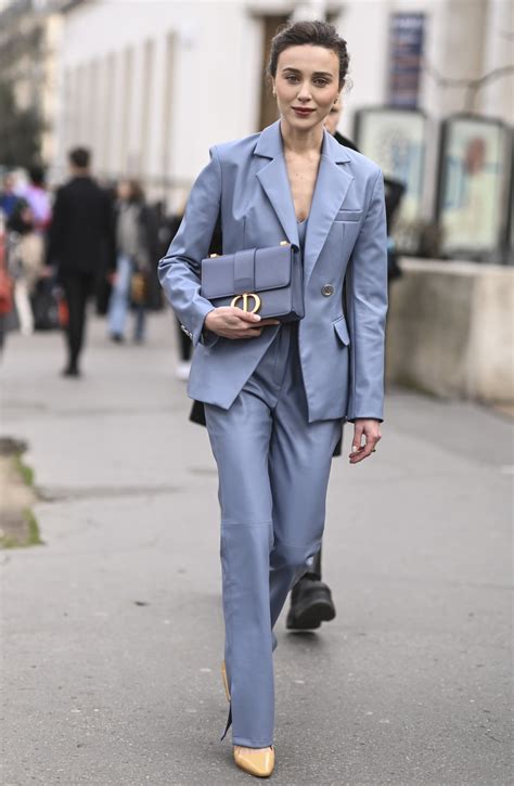 Tailleur Chanel azzurro polvere di Carolina di Monaco per il matrimonio con Ernst August di Hannover